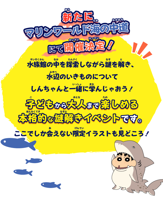 全国の水族館にて開催